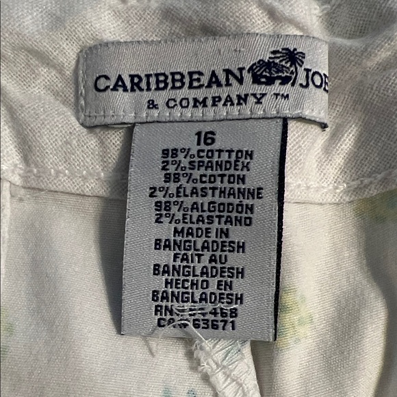 NWT Caribbean Joe Tropical Print Shorts Trio - Picture 2 of 13